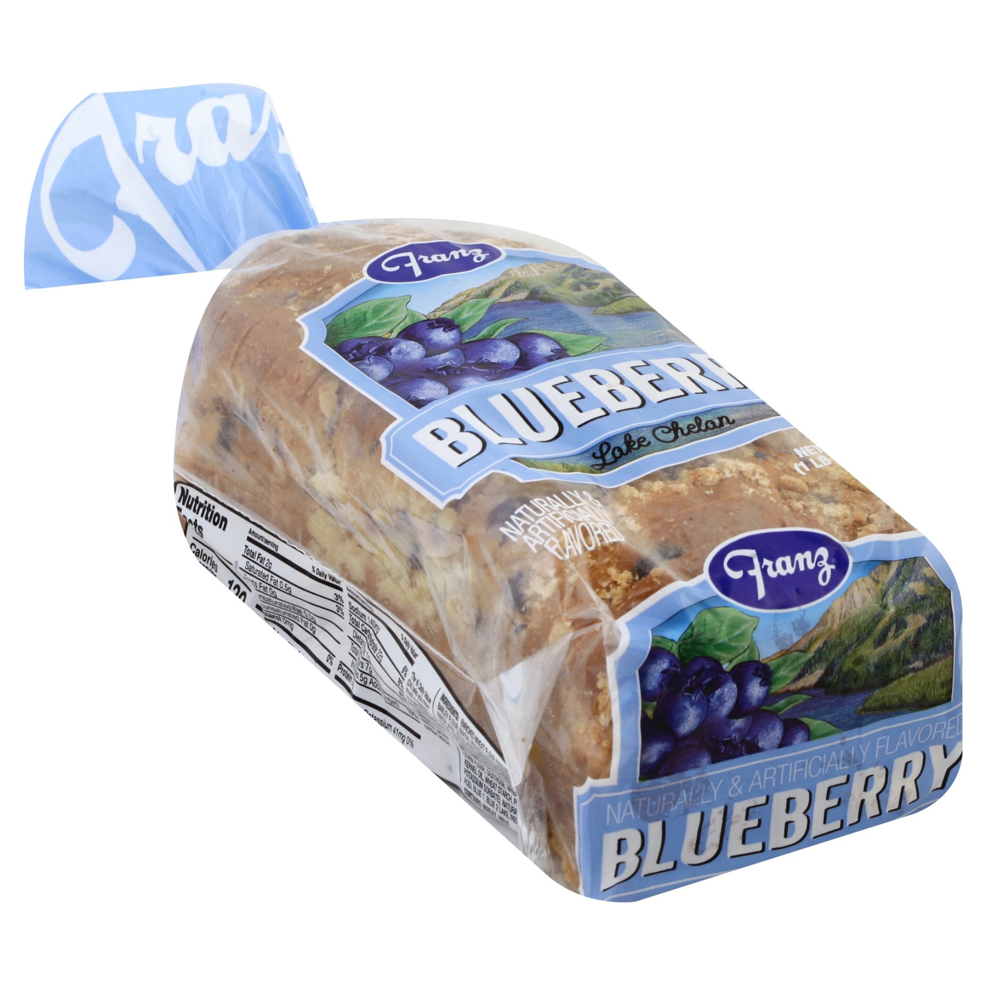slide 1 of 2, Franz Bake Shoppe Blueberry Sandwich Bread, 20 oz