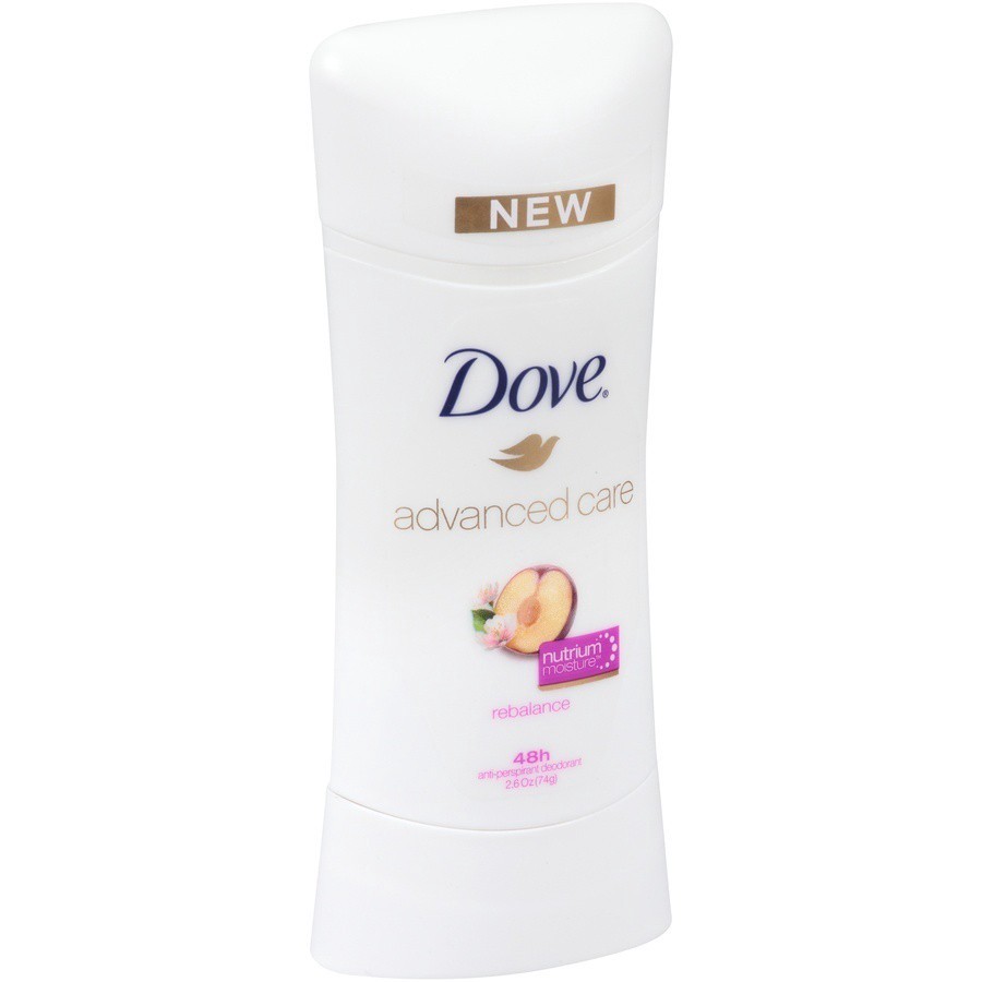 slide 2 of 6, Dove Advanced Care Antiperspirant Deodorant Rebalance, 2.6 oz, 2.6 oz