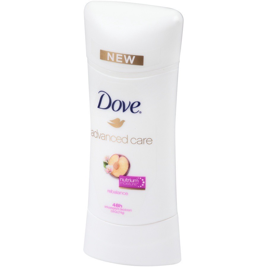 slide 4 of 6, Dove Advanced Care Antiperspirant Deodorant Rebalance, 2.6 oz, 2.6 oz