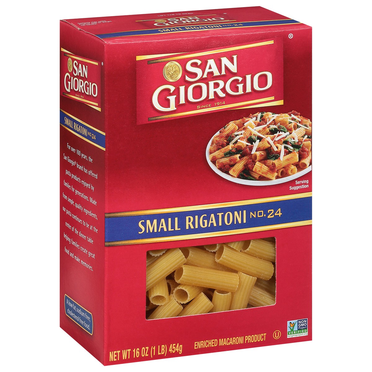 slide 7 of 9, San Giorgio No. 24 Small Rigatoni Small 16 oz, 16 oz