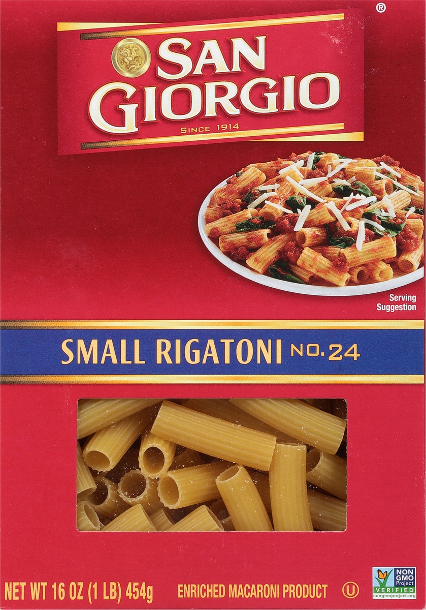 slide 2 of 9, San Giorgio No. 24 Small Rigatoni Small 16 oz, 16 oz