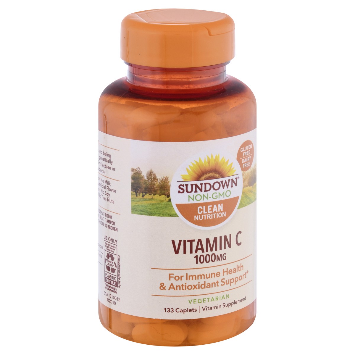 slide 9 of 9, Sundown Non-GMO 1000 mg Caplets Vitamin C 133 ea, 133 ct