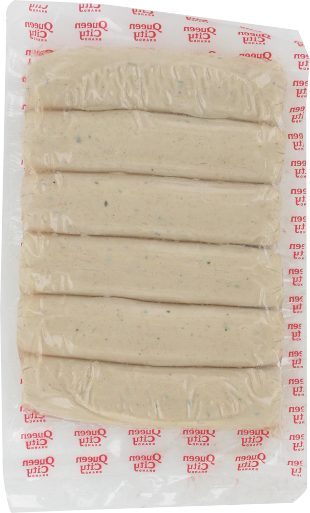 slide 2 of 2, Queen City Skinless Brats, 14 oz