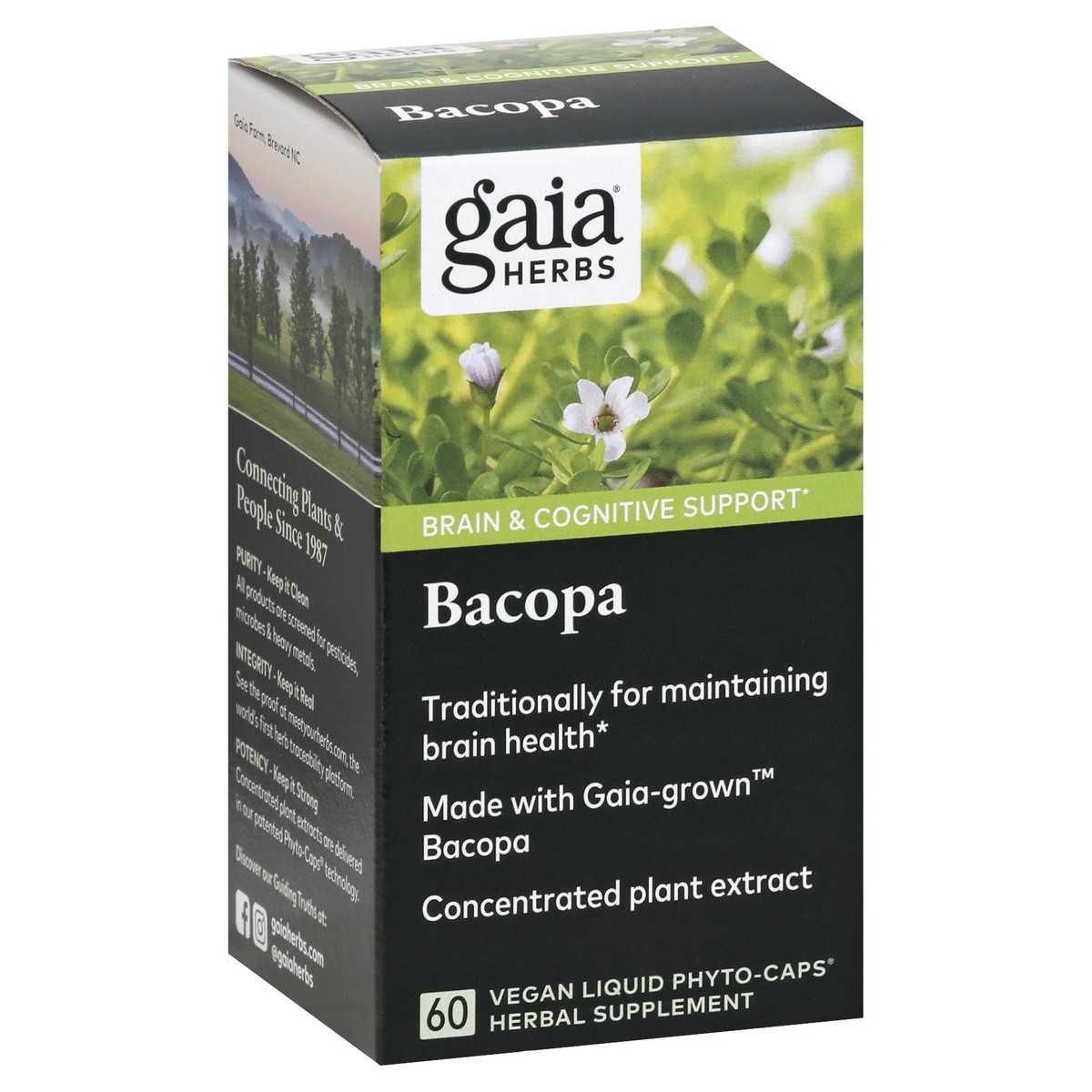 slide 7 of 10, Gaia Herbs Bacopa 60 ea, 60 ct