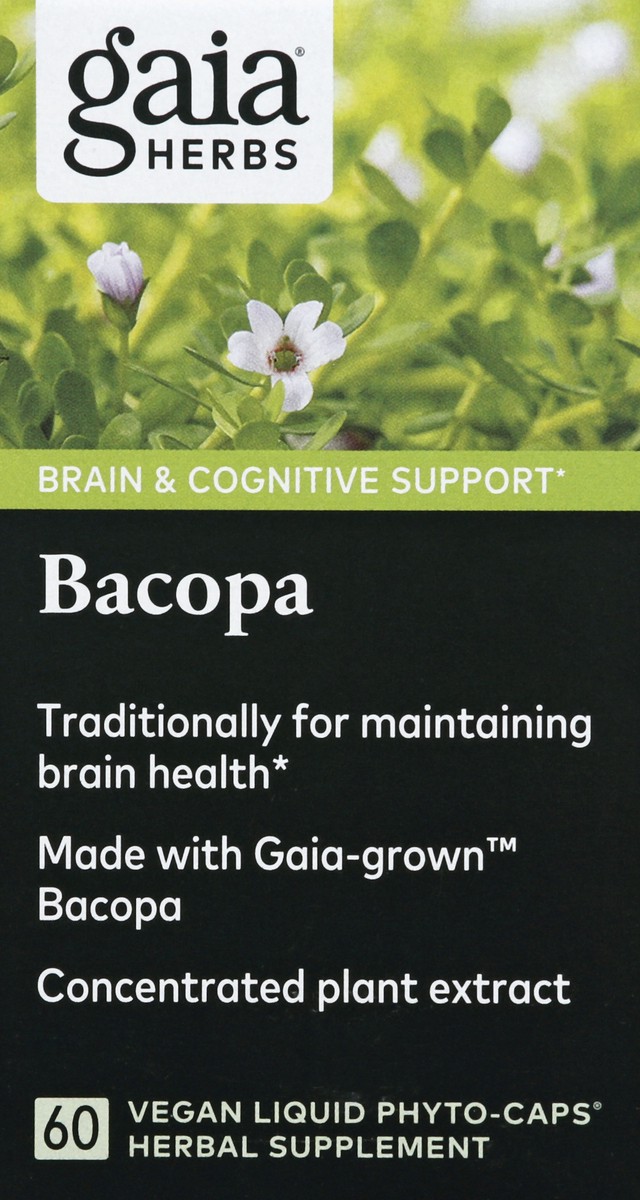 slide 1 of 10, Gaia Herbs Bacopa 60 ea, 60 ct