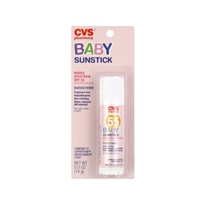 slide 1 of 1, CVS Pharmacy Baby Sunstick Broad Spectrum SPF 55, 0.5 oz