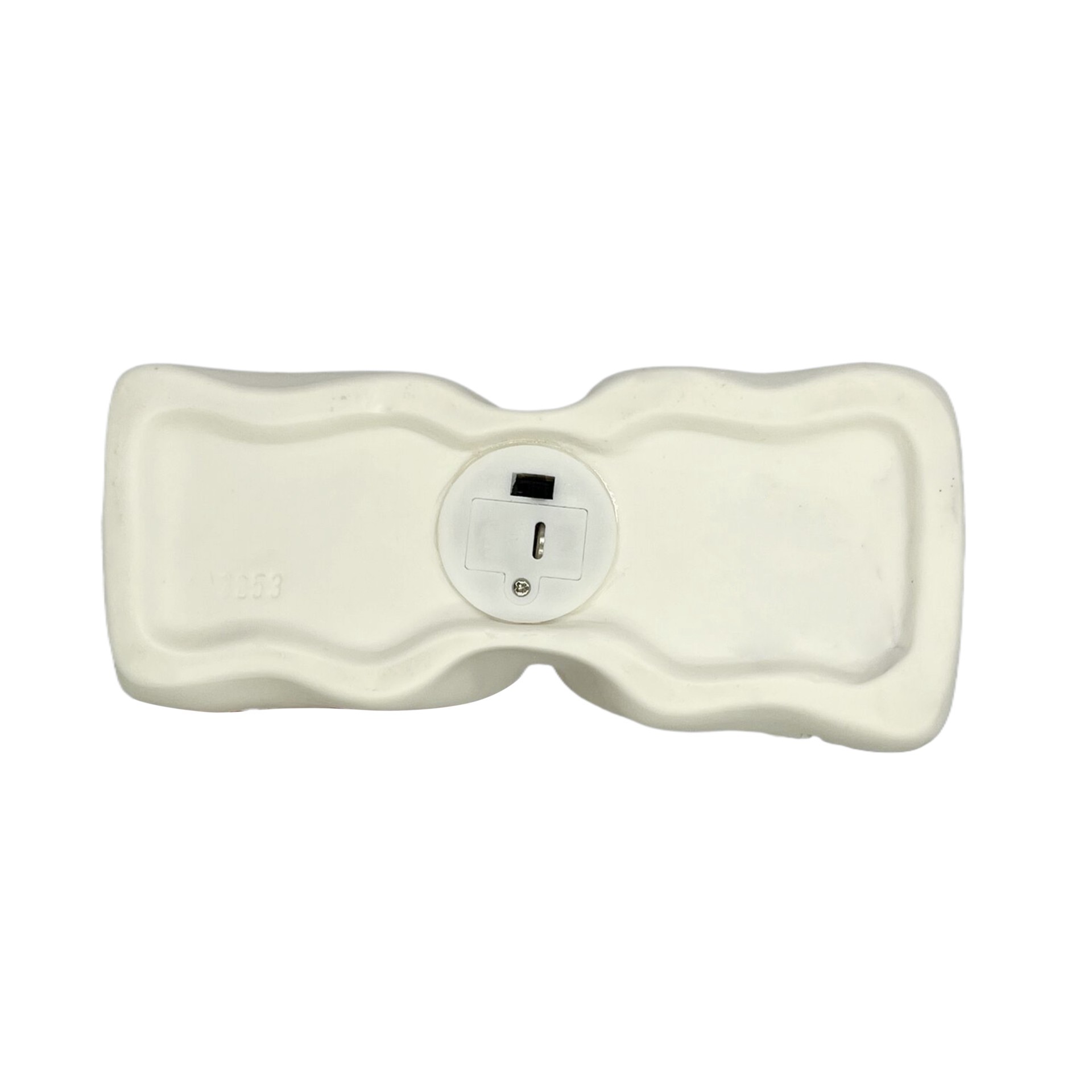 slide 4 of 7, 7.5" Led Diy Ceramic Snowflake Bow Decor By Make Market, 7.6 in x 3.11 in x 7.2 in