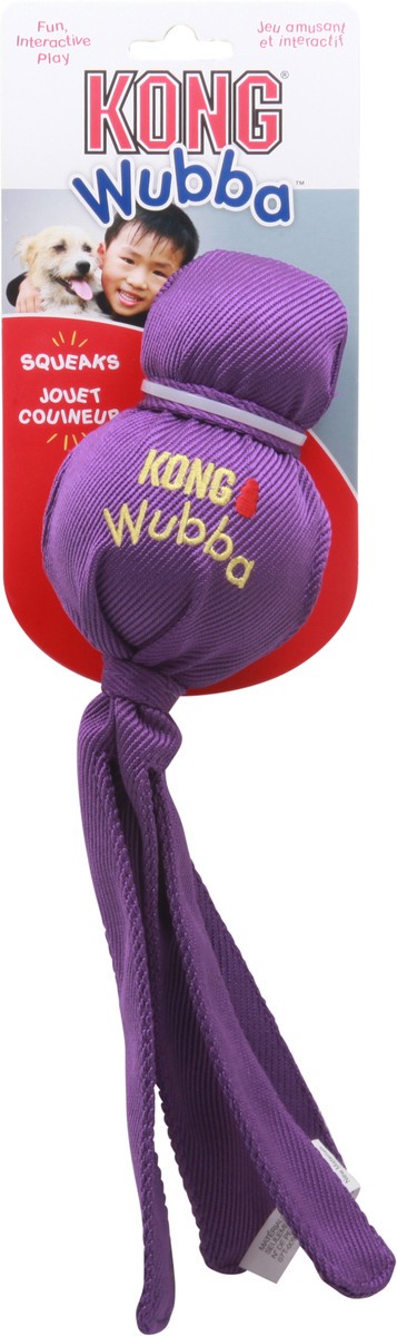 slide 1 of 9, KONG Wubba Large Wubba Dog Toy 1 ea Card, 1 ct