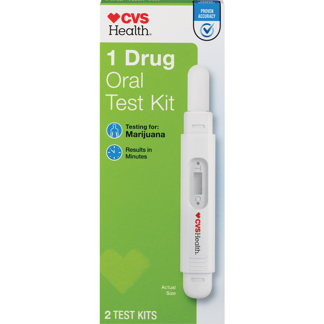 slide 1 of 1, Cvs Health D-Pen Mini One Step Oral Fluid Test, Marijuana, 2ct, 2 ct