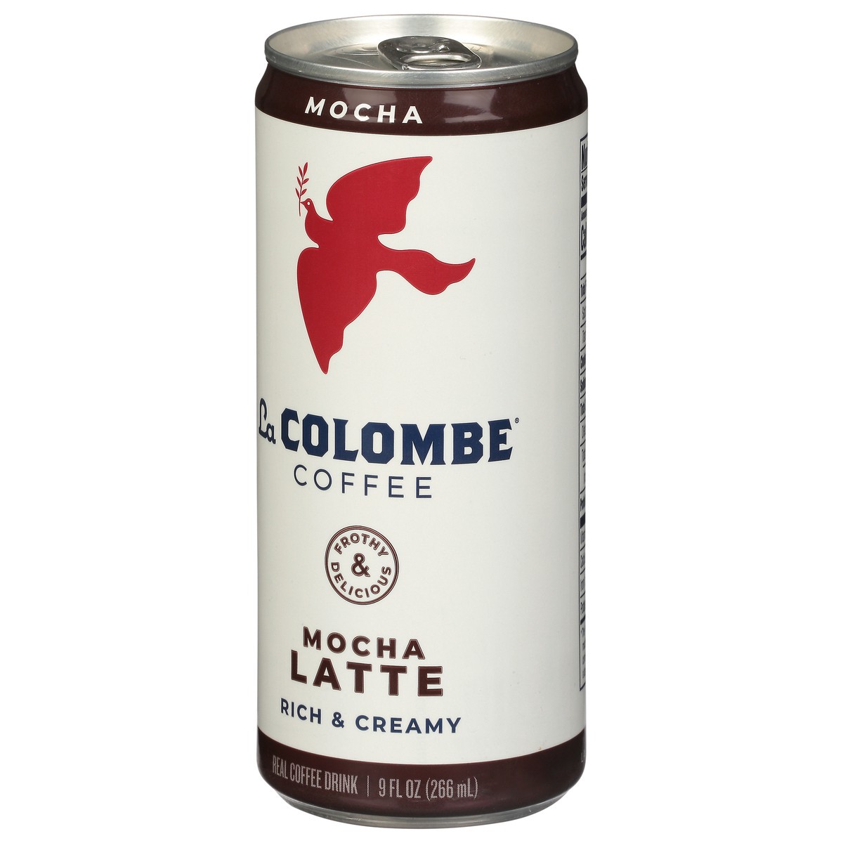 slide 3 of 9, La Colombe Draft Latte Mocha Soda, 0% ABV, 1, 9-oz beer cans, 9 fl oz
