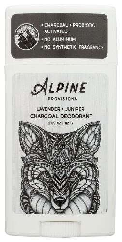 slide 1 of 1, Alpine Deodorant Charcoal Lavendar Juniper, 2.65 oz