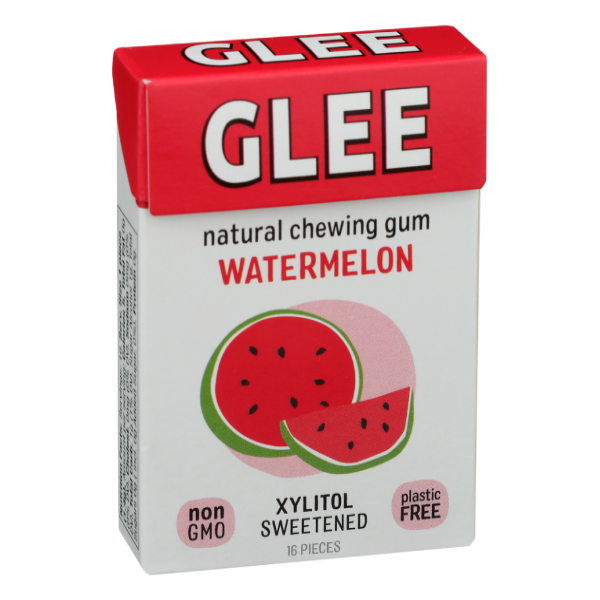 slide 1 of 1, Glee Gum Wild Watermelon Sugar-Free, 16 ct