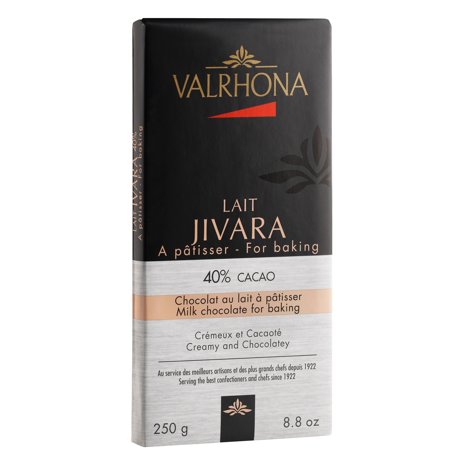slide 1 of 1, Valrhona Jivara Milk Chocolate, 8.8 oz