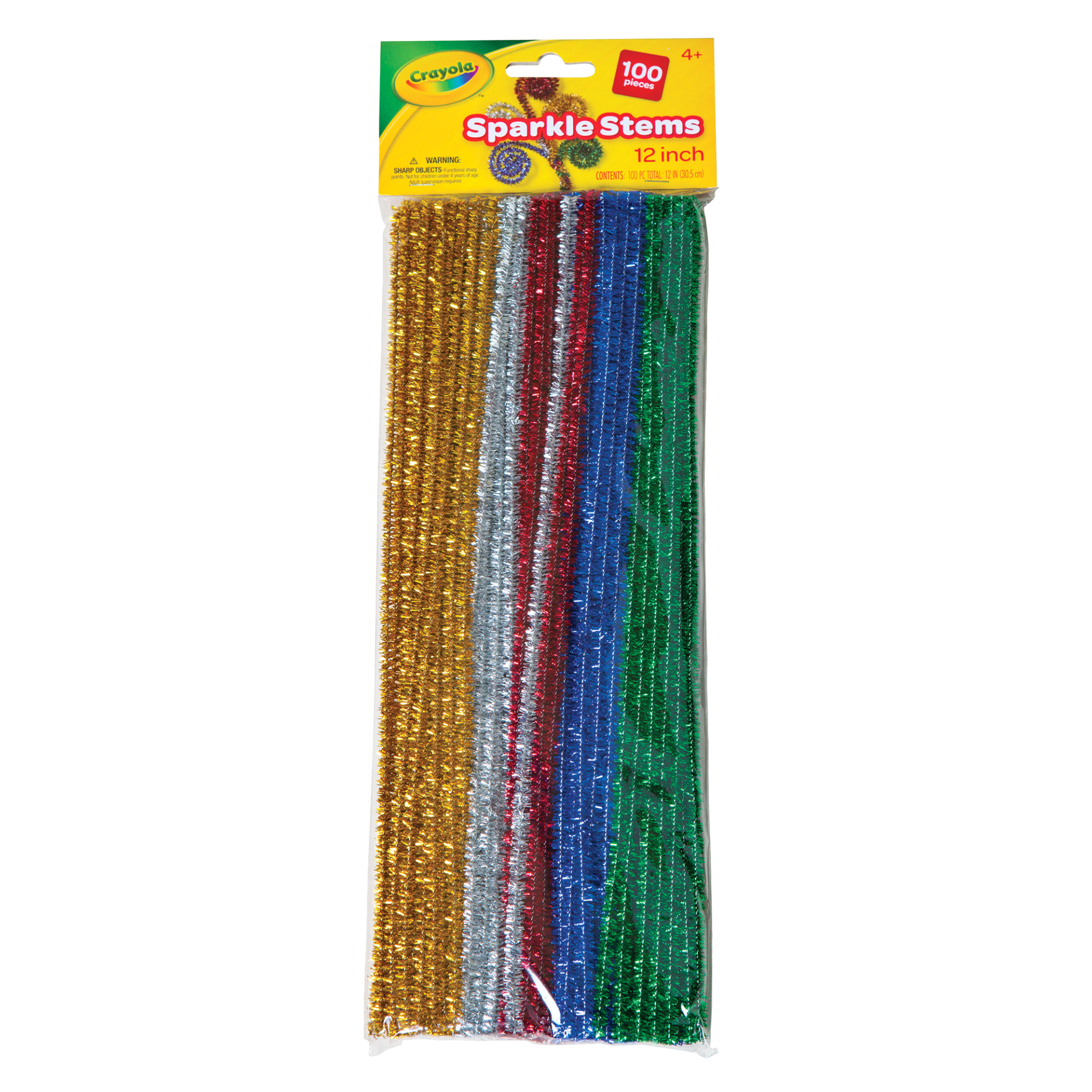 slide 1 of 1, Crayola Sparkle Stems, Assorted Colors, 1 ct