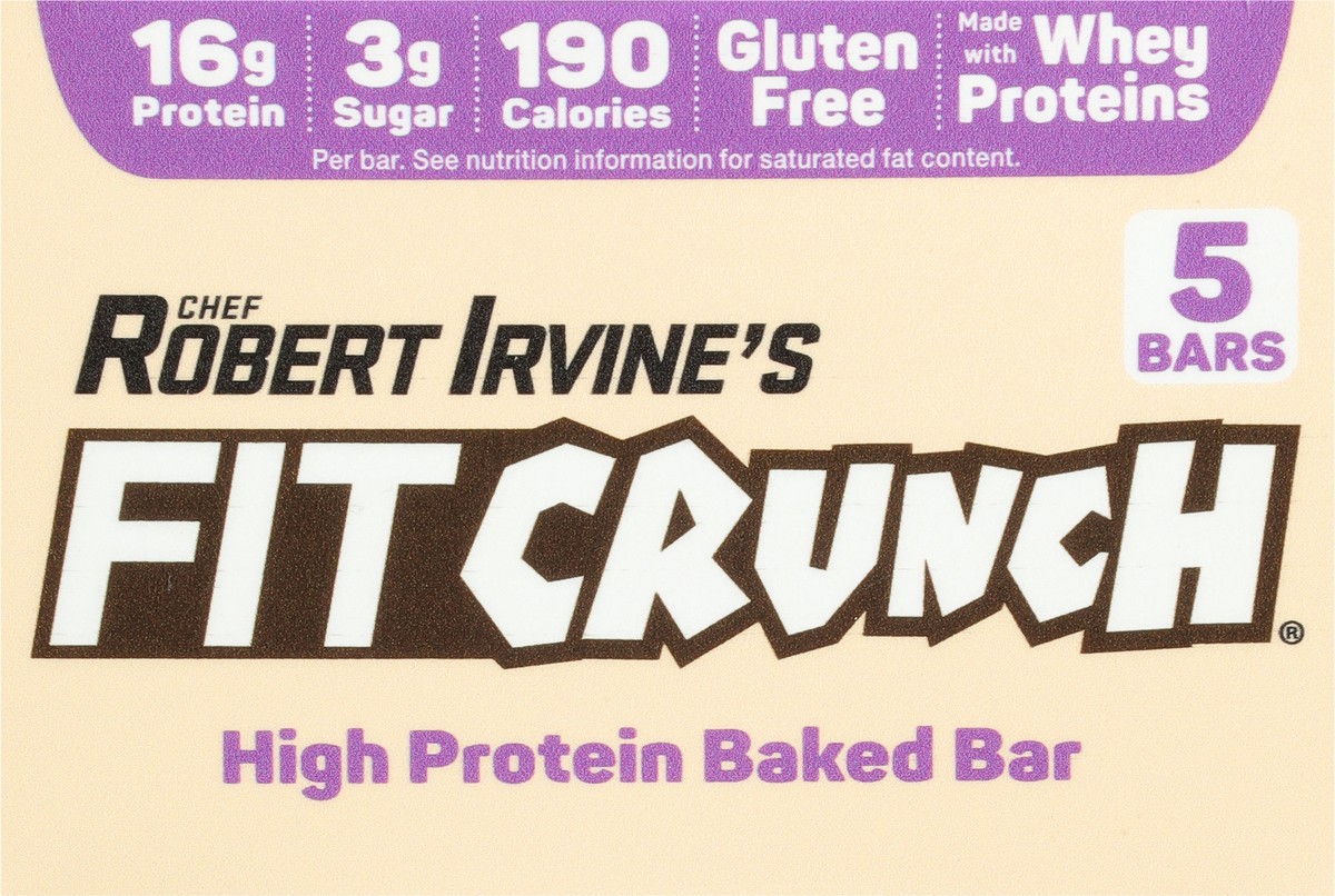 slide 6 of 13, FITCRUNCH High Protein Peanut Butter and Jelly Baked Bar 5 - 1.62 oz Bars, 1.62 oz