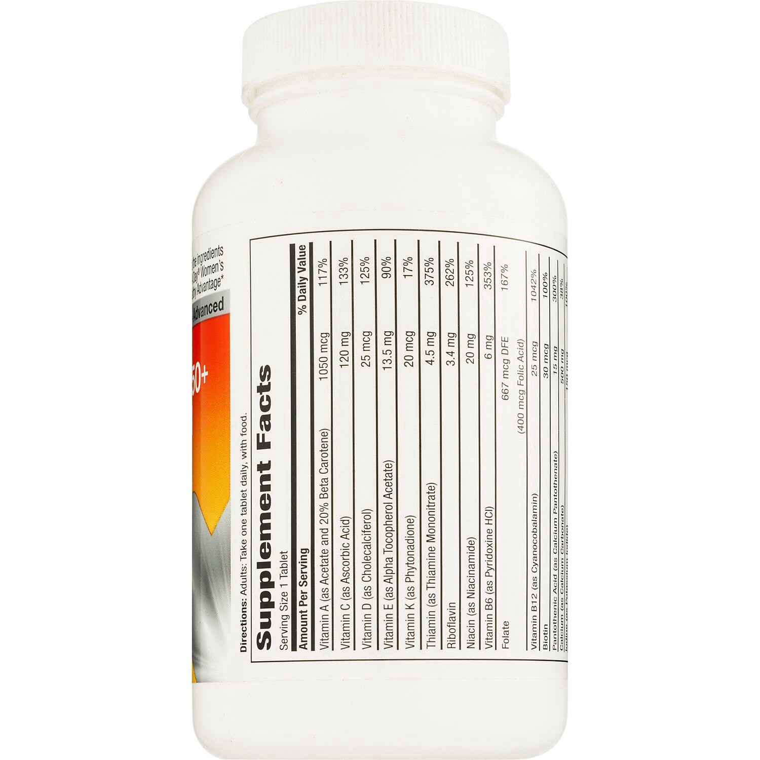 slide 2 of 5, Cvs Women's 50+ Advanced Multivitamin Tablets, 100 Ct, 100 ct