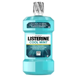Listerine Cool Mint Antiseptic Mouthwash Oral Care And Breath Freshener