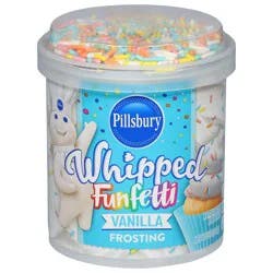 Pillsbury Funfetti Whipped Vanilla Frosting 12 oz