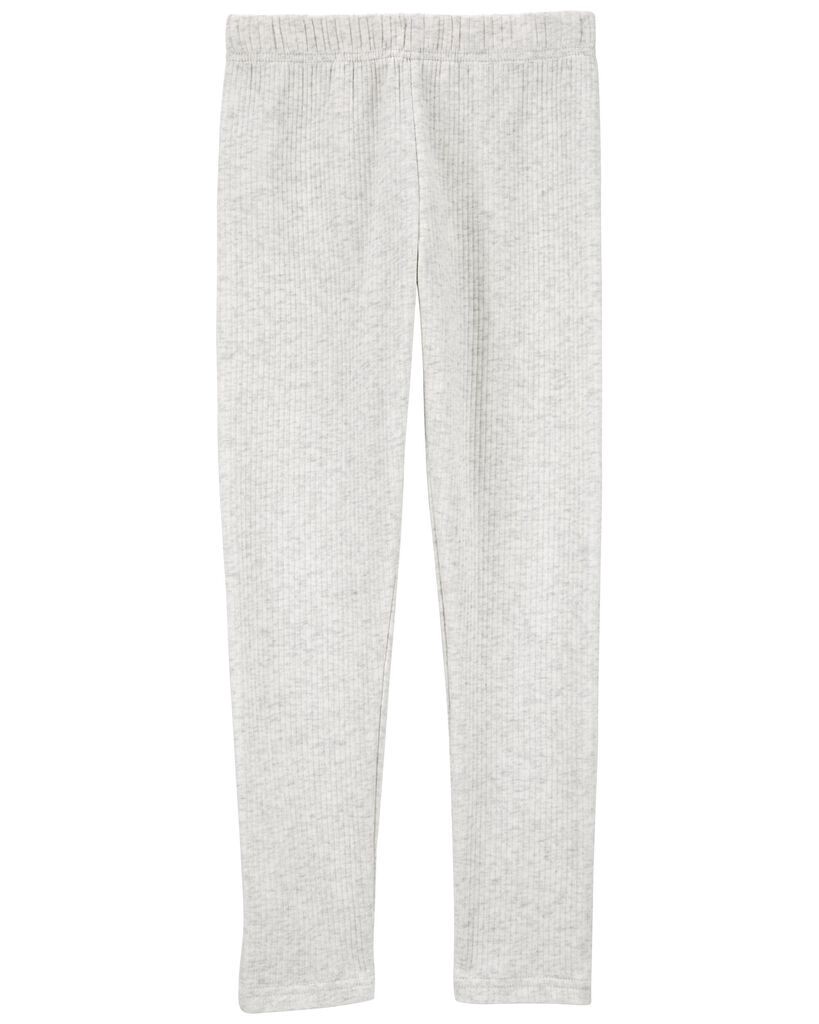 slide 2 of 3, Carter's Kid Cozy Ribbed Leggings Grey 14, 1 ct