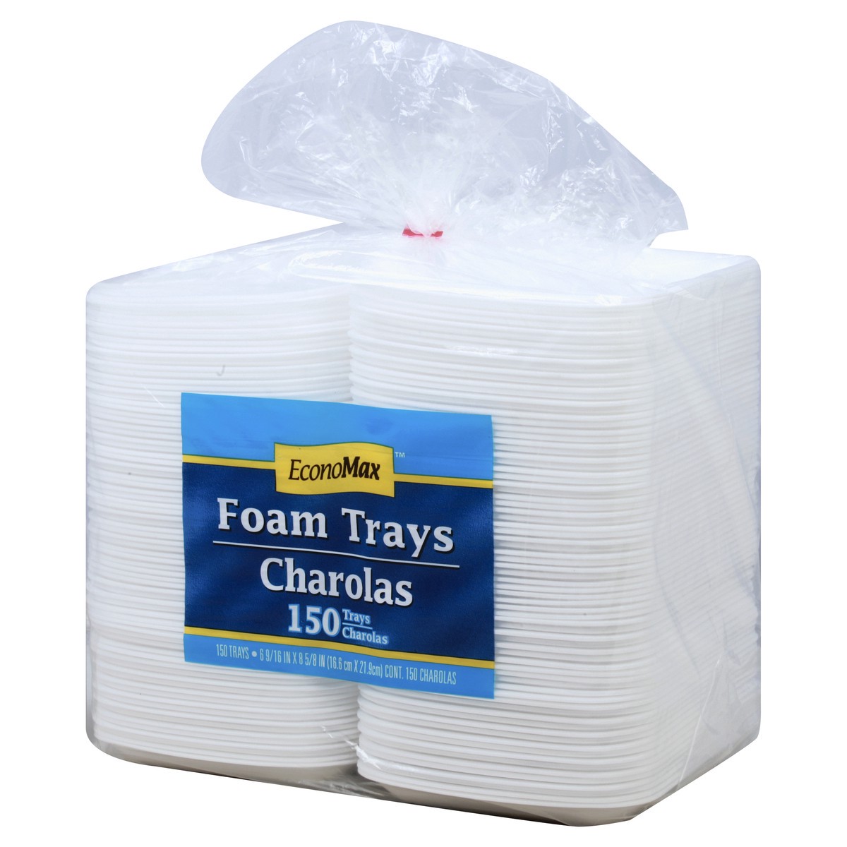 slide 8 of 8, EconoMax Foam Trays, 150 ct