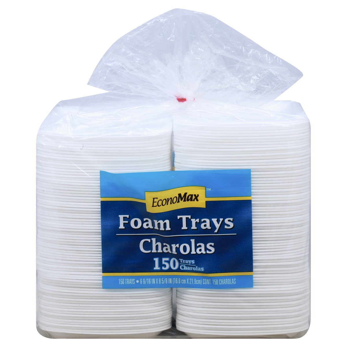 slide 1 of 1, EconoMax Foam Trays, 150 ct