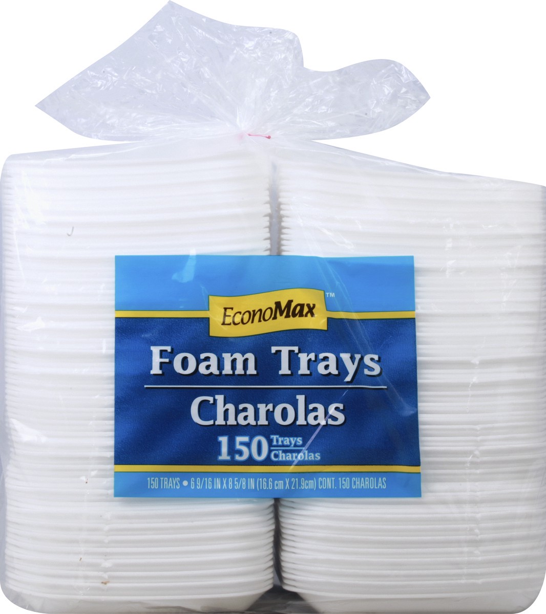 slide 5 of 8, EconoMax Foam Trays, 150 ct
