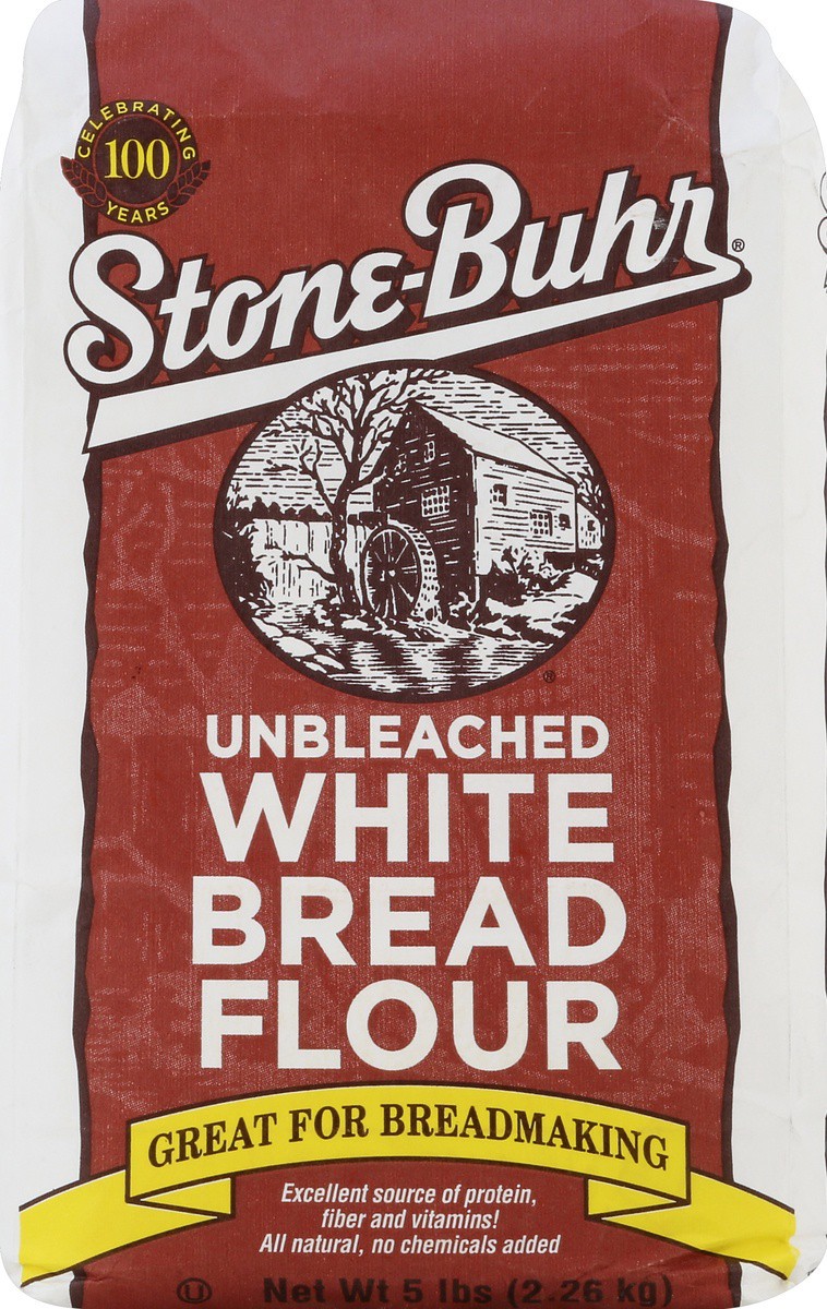 slide 3 of 5, Stone-Buhr Flour 5 lb, 5 lb