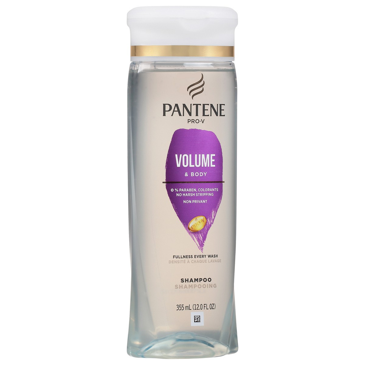 slide 6 of 9, Pantene Sheer Volume 72 HR Fullness Shampoo 12.0 FL OZ/355mL, 12 fl oz