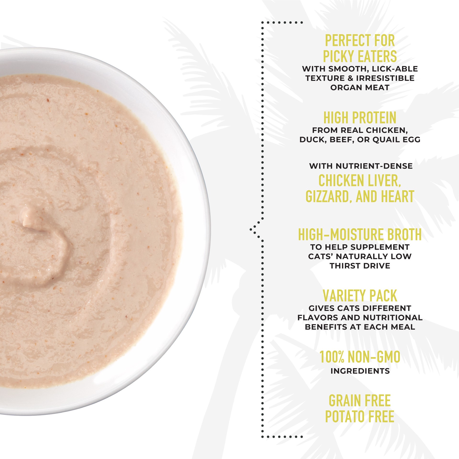 slide 2 of 8, Tiki Cat After Dark Velvet Mousse Wet Cat Food, Variety Pack, 2.8 oz. Pouch (12 Count), 33.6 oz