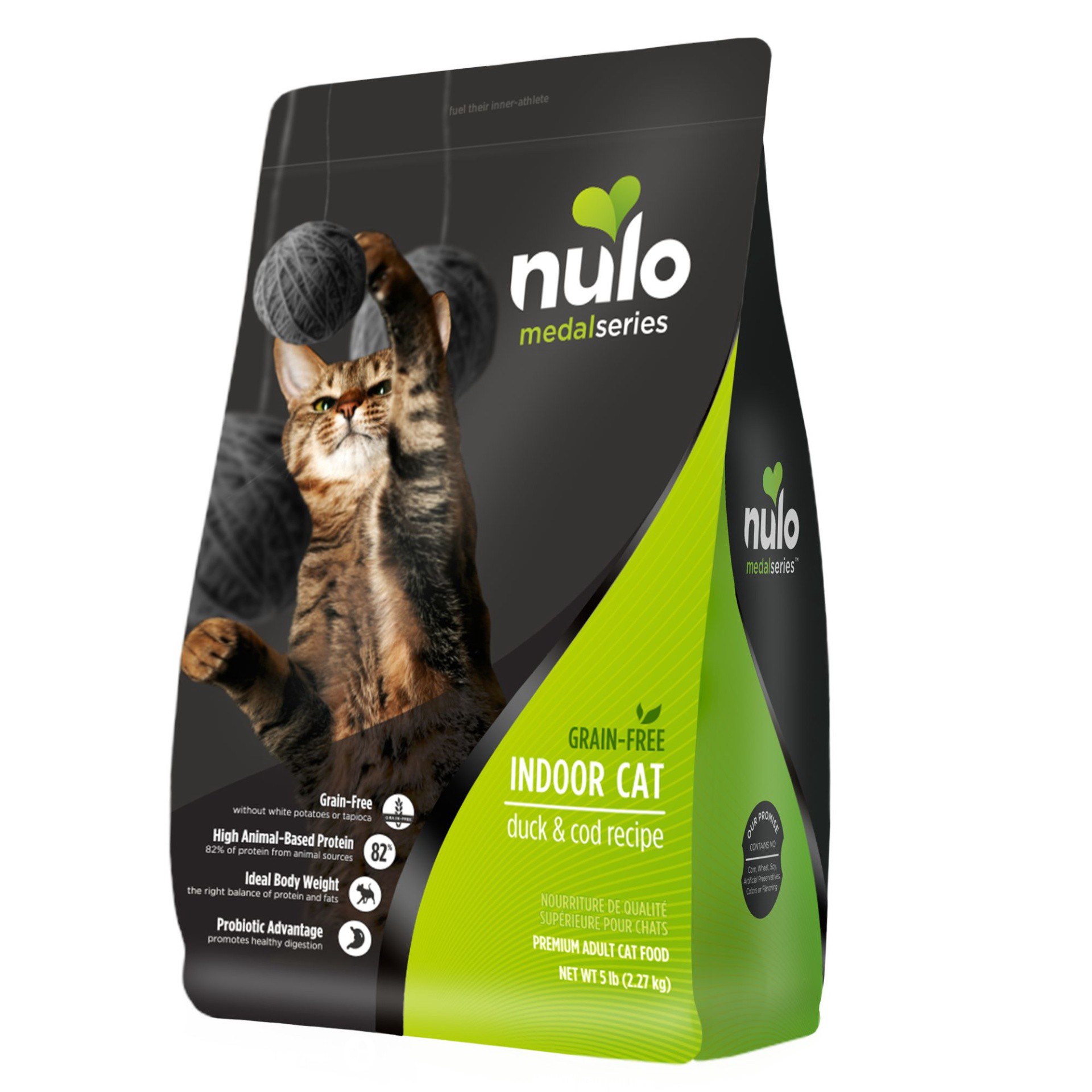 slide 1 of 1, Nulo MedalSeries Adult Dry Cat Food - Grain Free, Duck & Cod, 5 lb