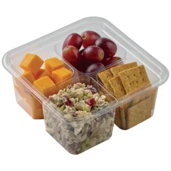 Meal Simple by H-E-B Snack Tray - Cranberry Pecan Turkey Salad & Cheese