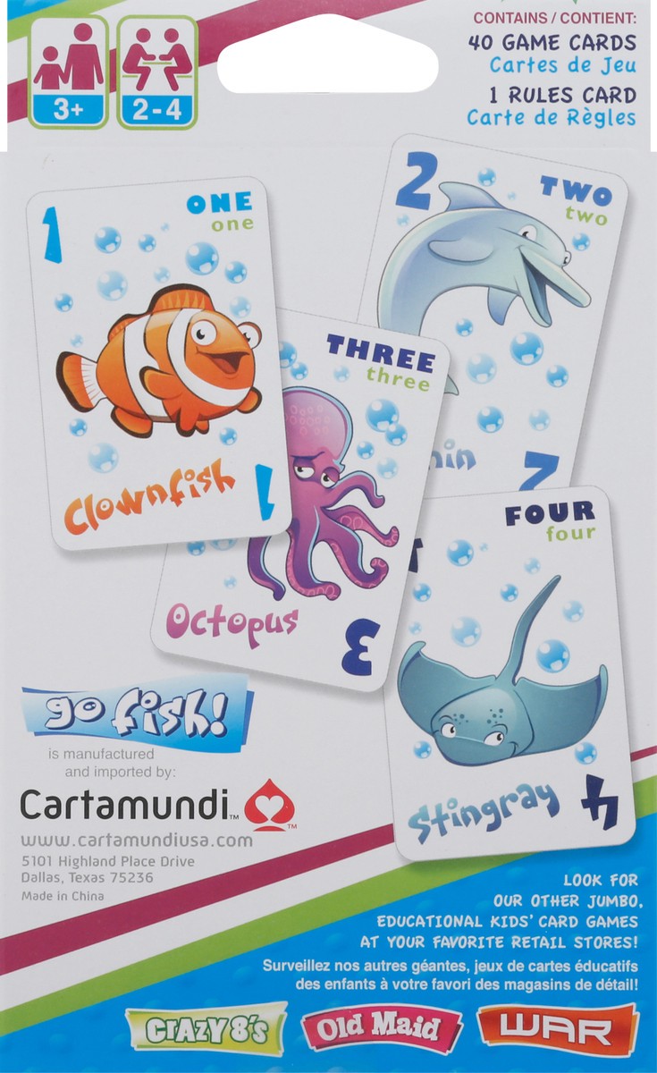 slide 5 of 9, Cartamundi Go Fish Kids Jumbo Card Game, 1 ct