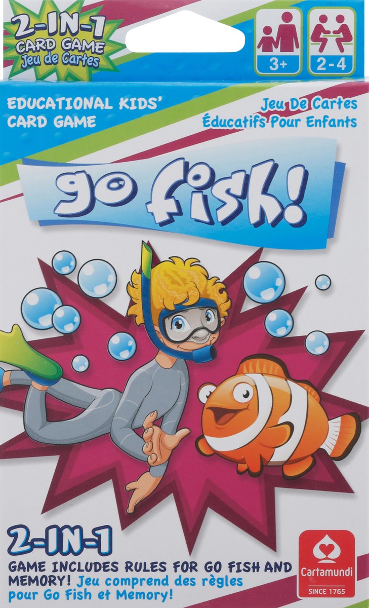 slide 6 of 9, Cartamundi Go Fish Kids Jumbo Card Game, 1 ct