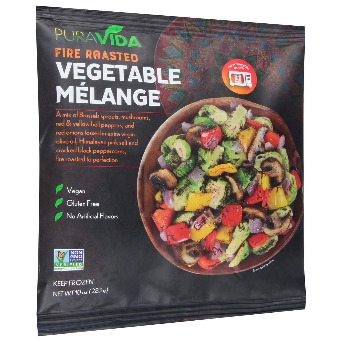 slide 9 of 9, PuraVida Fire Roasted Vegetable Melange 10 oz, 10 oz
