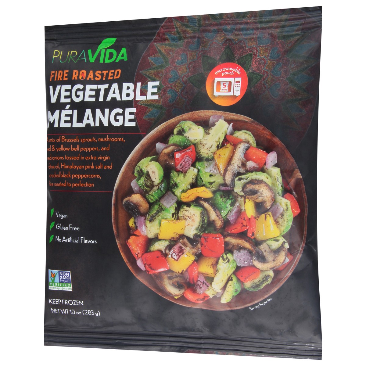 slide 5 of 9, PuraVida Fire Roasted Vegetable Melange 10 oz, 10 oz