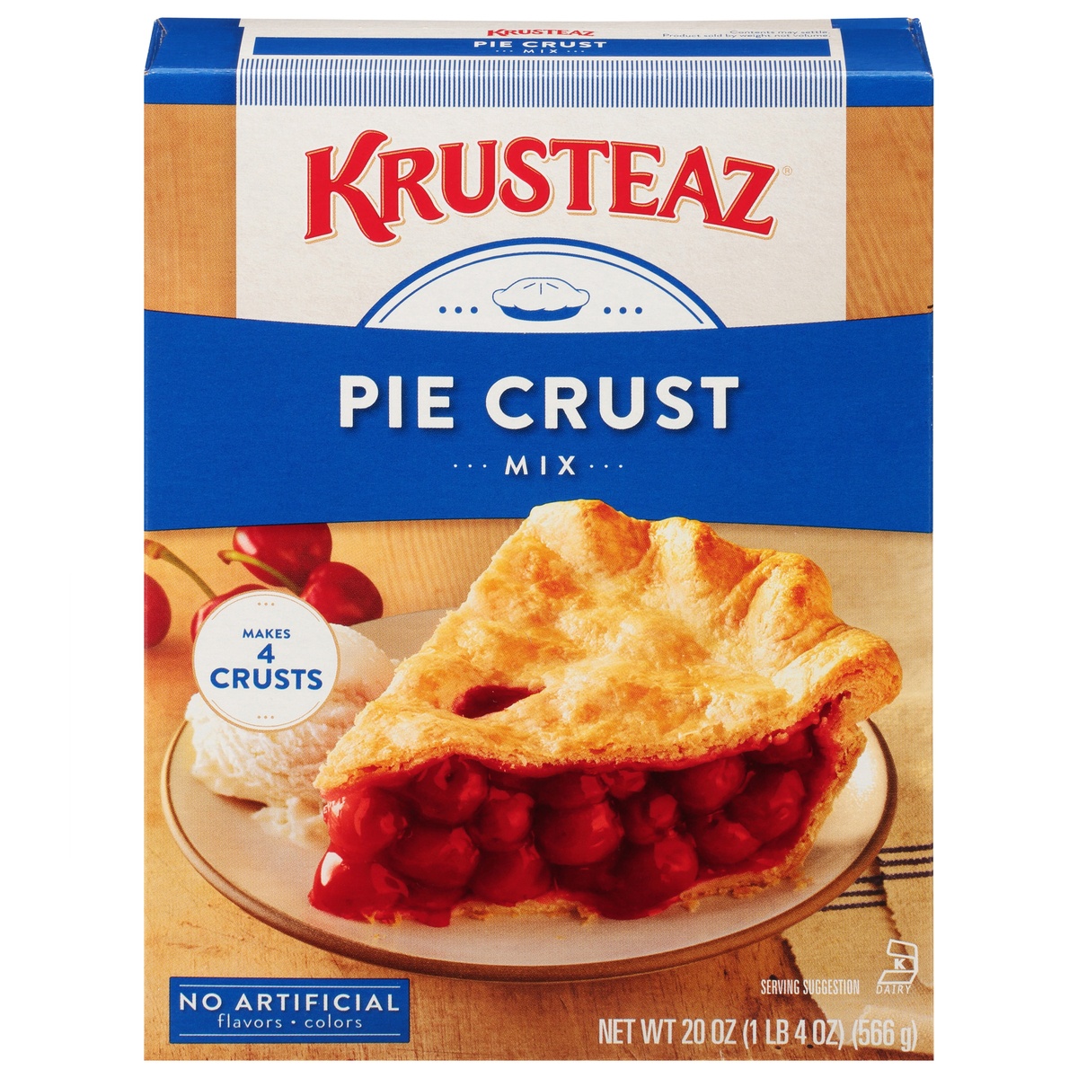 slide 1 of 11, Krusteaz Pie Crust Mix, 20 oz