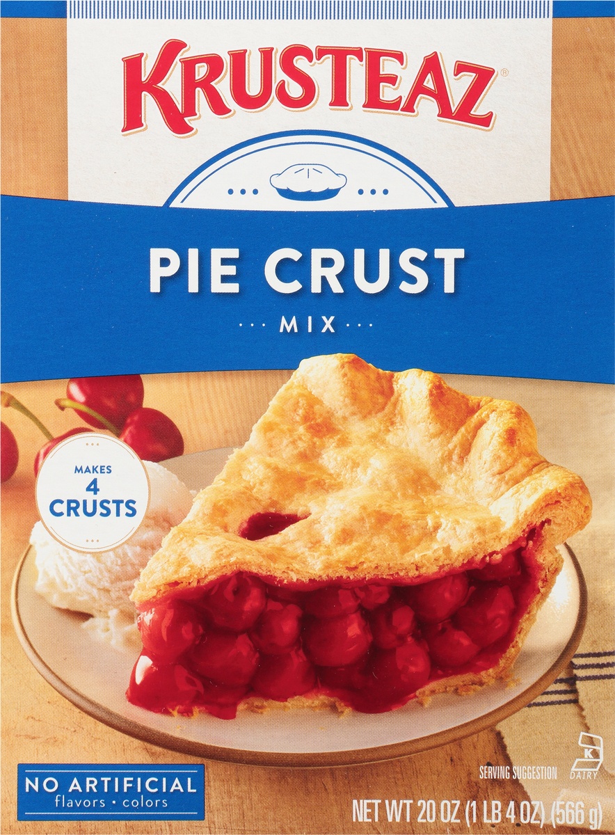 slide 9 of 11, Krusteaz Pie Crust Mix, 20 oz