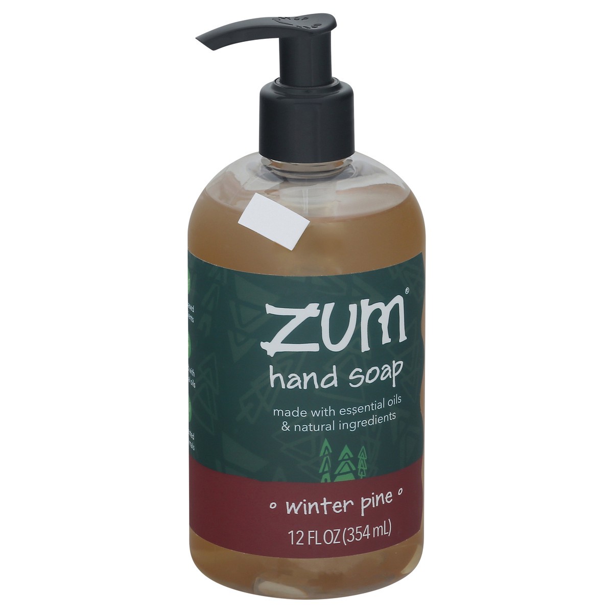 slide 12 of 12, Zum Winter Pine Hand Soap 12 fl oz, 12 fl oz