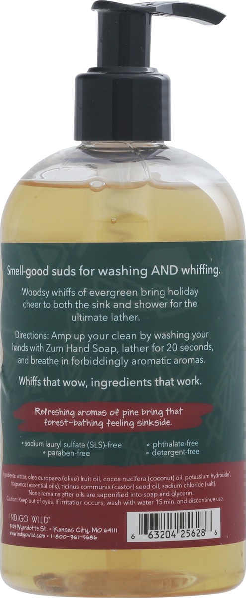 slide 9 of 12, Zum Winter Pine Hand Soap 12 fl oz, 12 fl oz