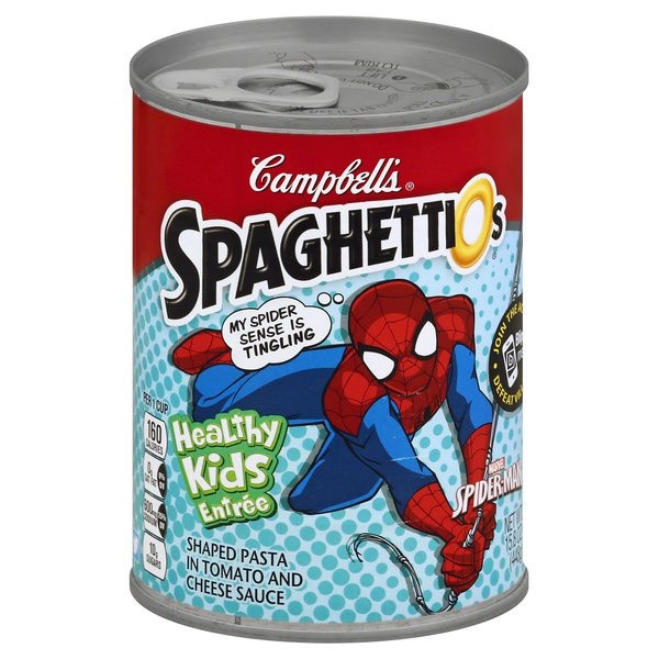 slide 1 of 1, Campbell's Spaghettios Original Disney Princess Pasta In Tomato And Cheese Sauce, 14.2 oz