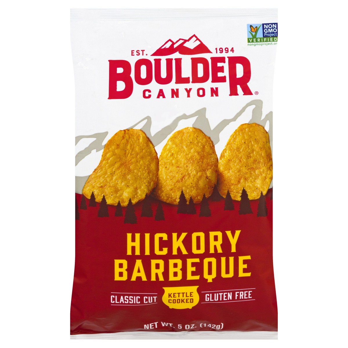 slide 11 of 13, Boulder Canyon Hickory Barbeque Potato Chips 5 oz, 5 oz