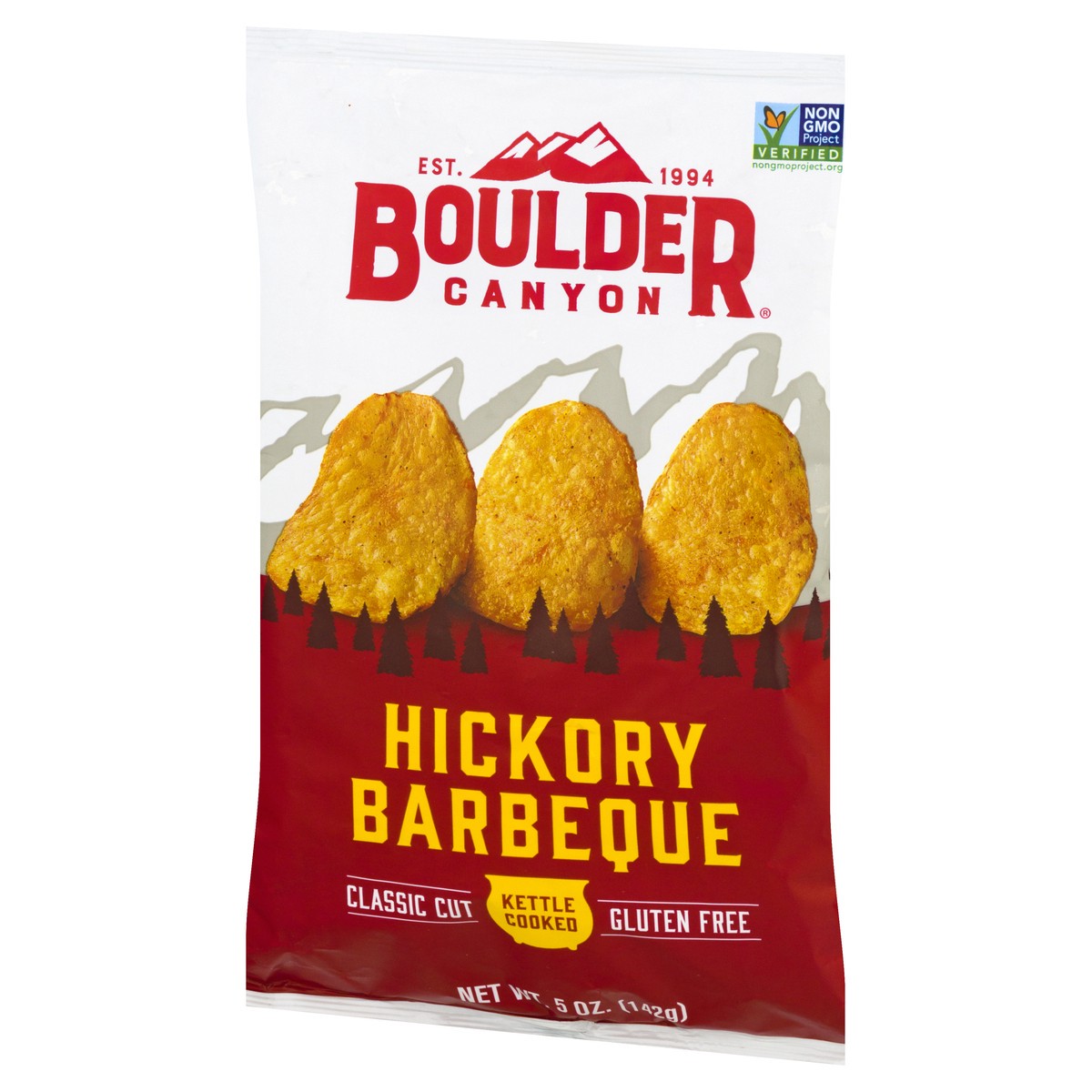 slide 8 of 13, Boulder Canyon Hickory Barbeque Potato Chips 5 oz, 5 oz