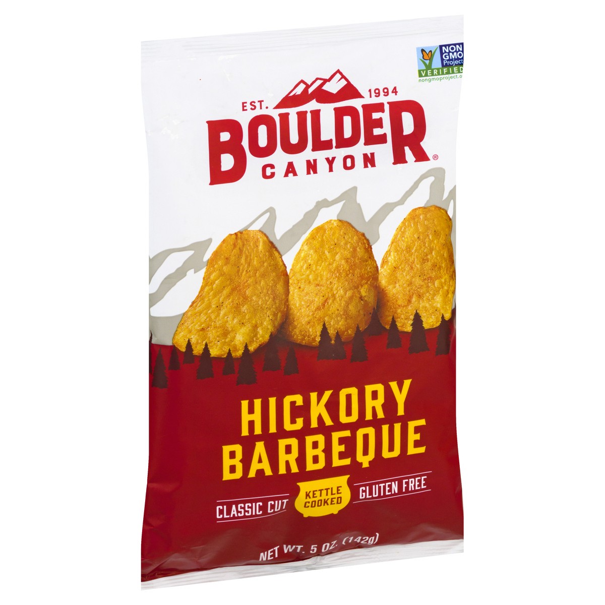 slide 6 of 13, Boulder Canyon Hickory Barbeque Potato Chips 5 oz, 5 oz