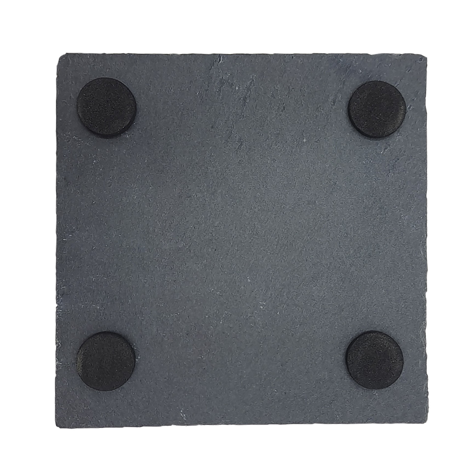 slide 2 of 5, 4" Slate Coasters By Make Market, 4 in x 4 in