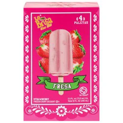 La Brisa Strawberry Paleta Bars - 4 - 2.5 fl oz