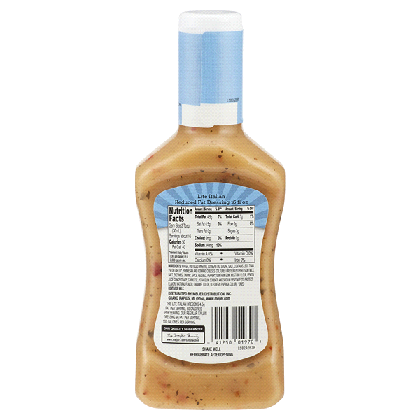 slide 4 of 5, Meijer Light Italian Dressing, 16 oz