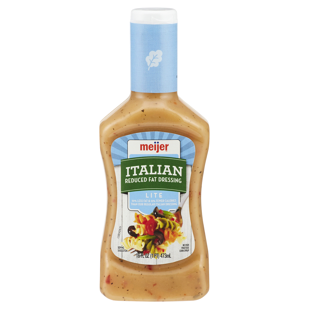 slide 1 of 5, Meijer Light Italian Dressing, 16 oz