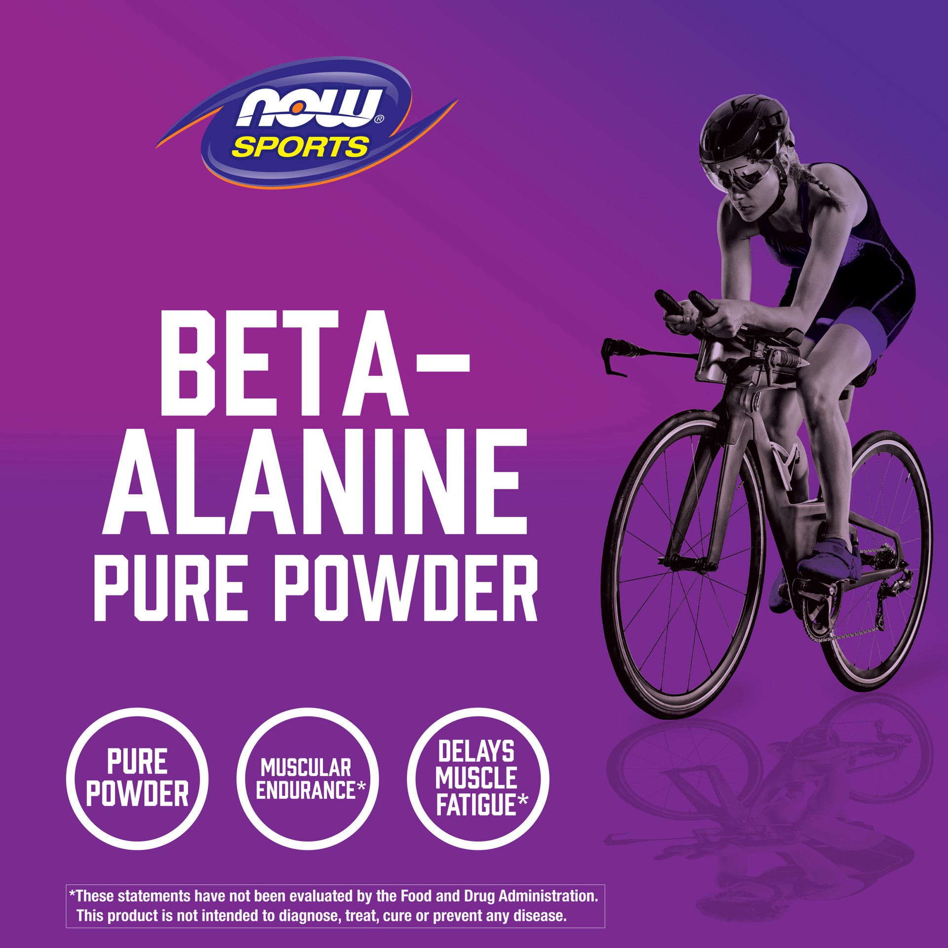 slide 4 of 5, NOW Sports Beta-Alanine - 500 g (17.6 oz.), 17.6 oz