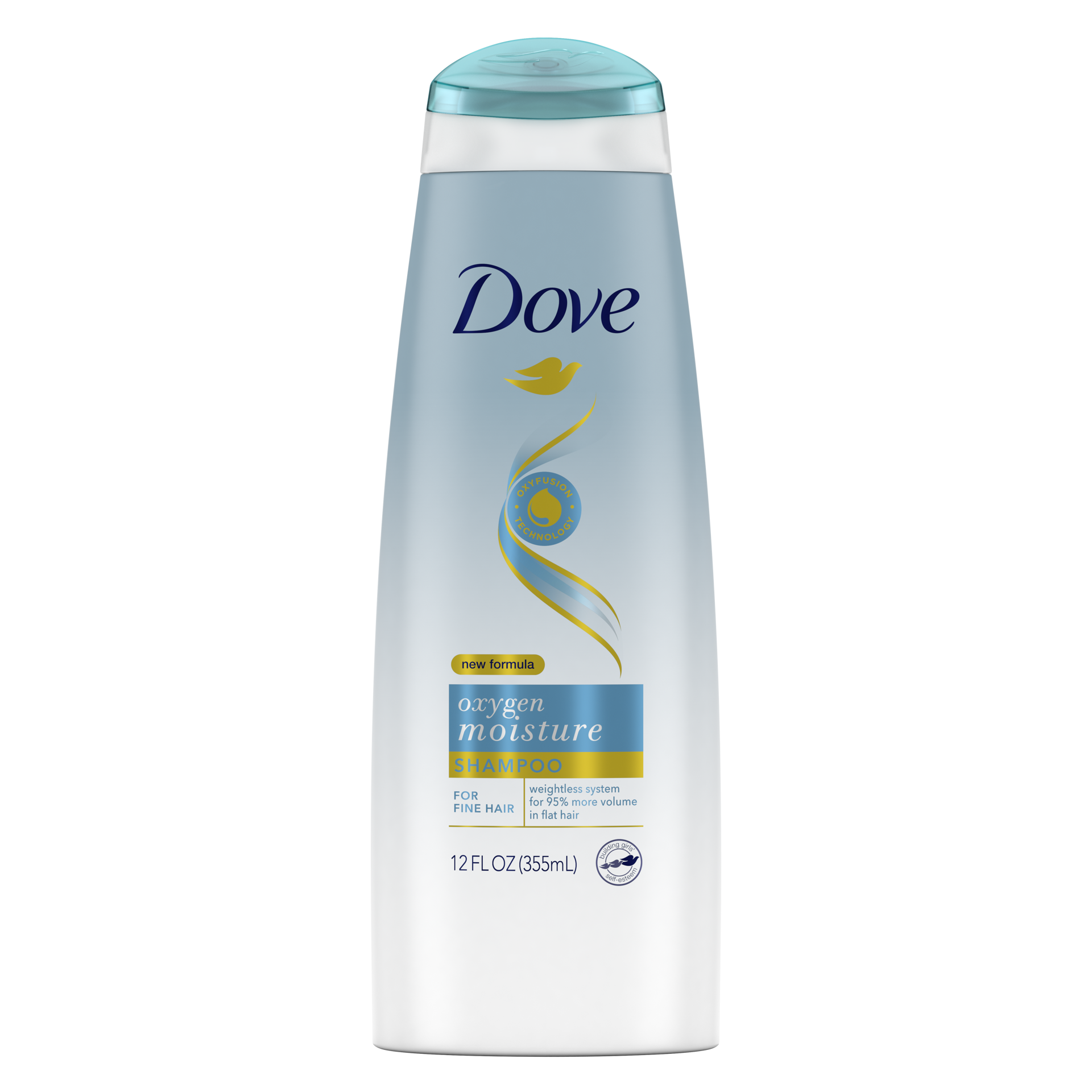 slide 3 of 5, Dove Oxygen Moistr Shampoo, 12 fl oz