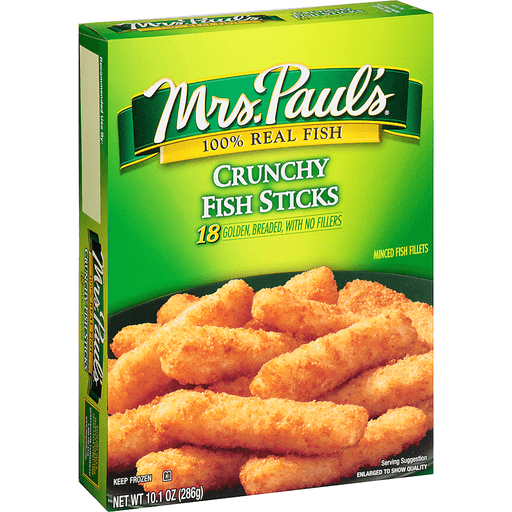 slide 4 of 14, Mrs. Paul's Crunchy Breaded Fish Sticks 10.1 oz, 10.1 oz